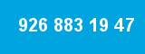 926 883 19 47 926 883 19 47